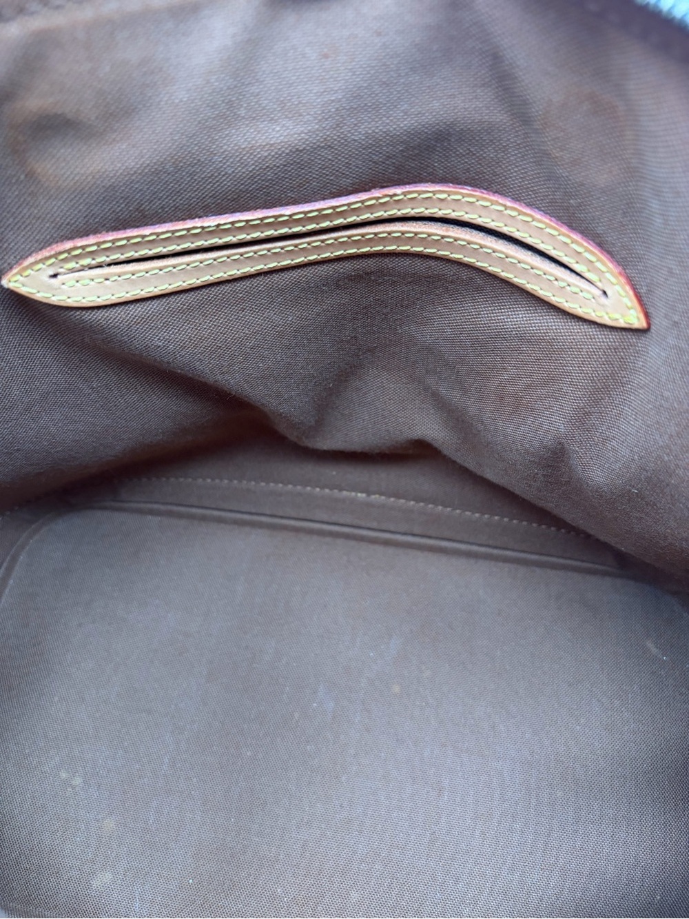 Louis Vuitton Alma PM Monogram Canvas Handbag Brown Leather BA0988 Authentic - Picture 16 of 16